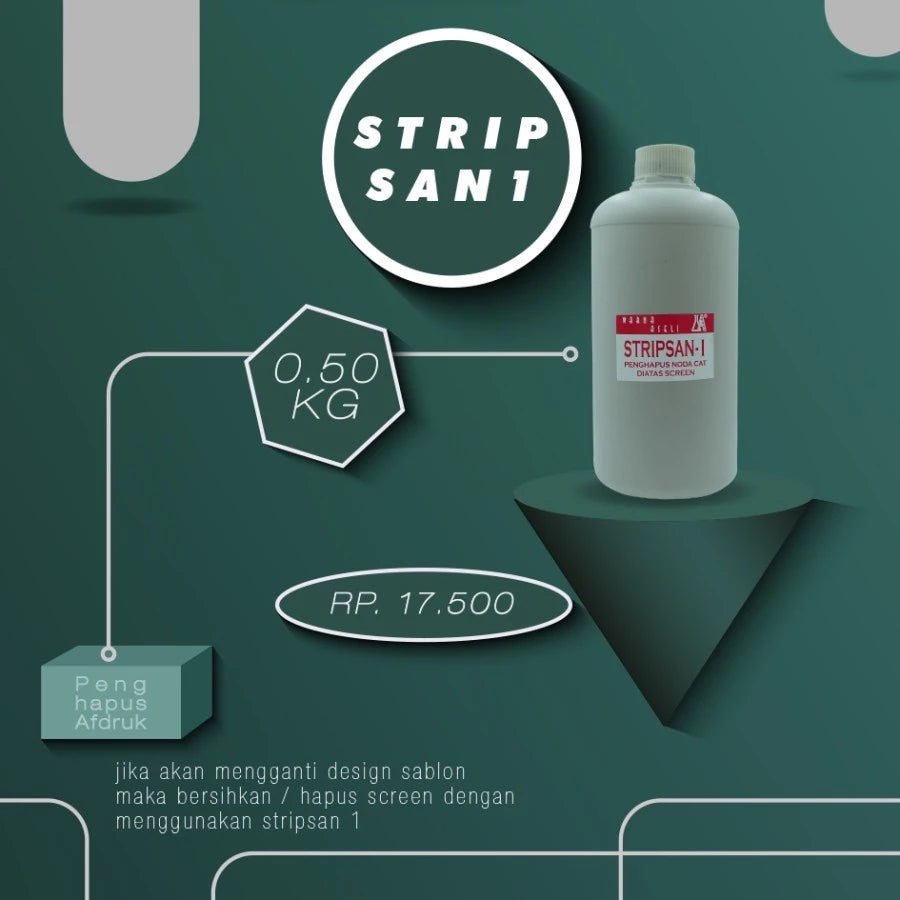 Stripsan 1 - Penghapus Afdruk Kemasan 1/2 kg (serbuk)