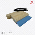 Rakel Biru - Sablon Manual untuk bahan kain